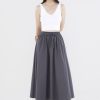 Women The Editor's Market Skirts | Dellis Drawstring Skirt Shadow