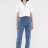 Women The Editor's Market Jeans | Shiloh Mum Jeans Denim Blue