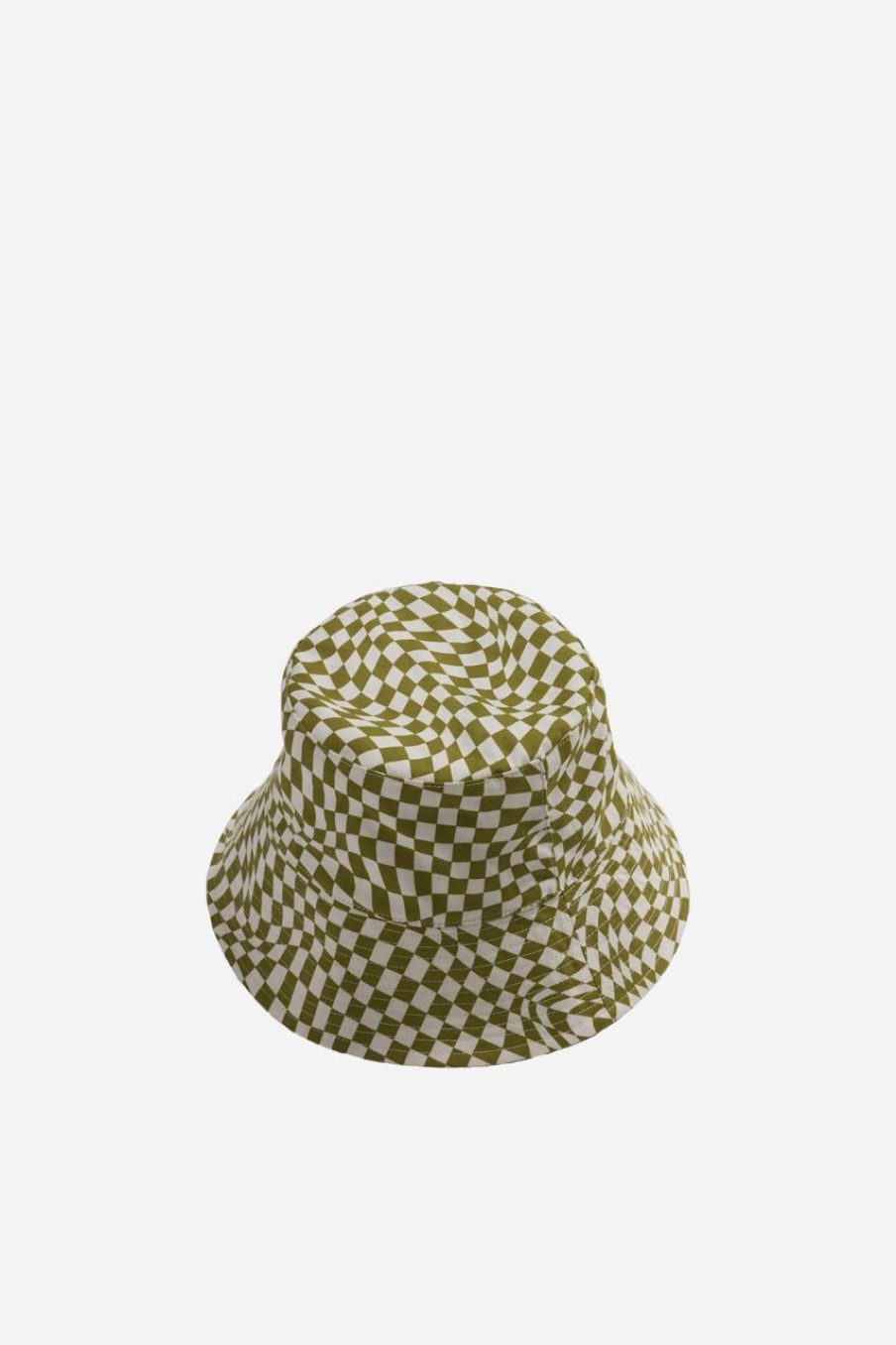 Women Baggu Hats | Baggu Bucket Hat Moss Trippy Checker