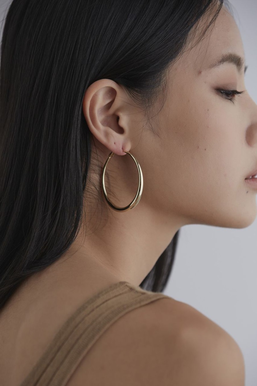 Women Afterall Earrings | Cacie Hoop Earrings Gold