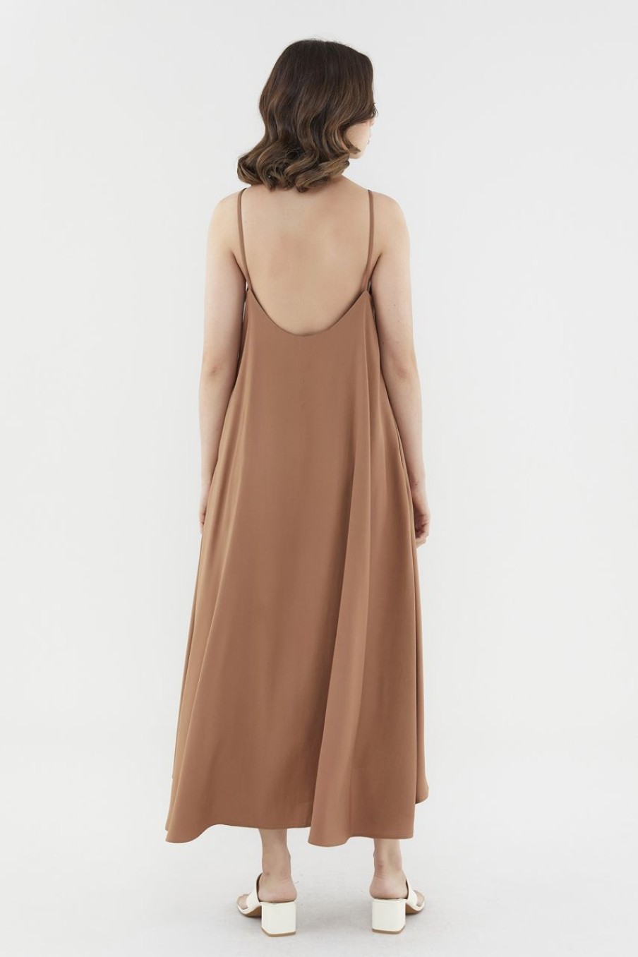 Women The Editor's Market Dresses | Genesis Scooped Back Dress Rust