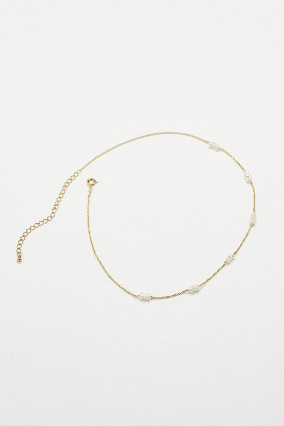 Women Afterall Necklaces | Yolanda Necklace Gold/White