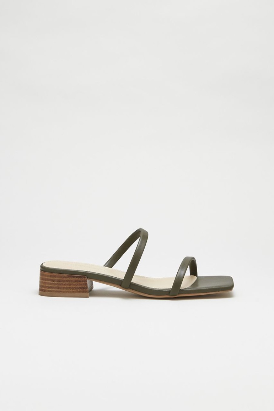 Women The Editor's Market Flats | Maya Slides Olive