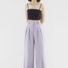 Women The Editor's Market Pants | Betsey Wide-Leg Pants Lilac