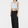 Women The Editor's Market Pants | Henrik Low-Rise Wide Leg Pants Black