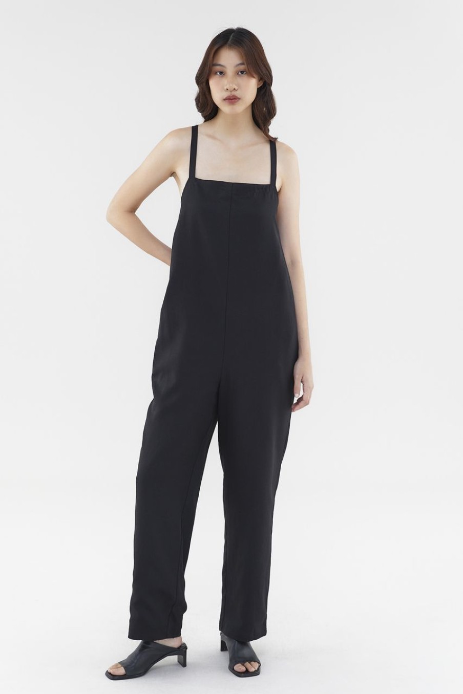 Women The Editor's Market Jumpsuits | Luciana Jumpsuit Black