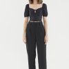 Women The Editor's Market Pants | Ricca Tapered Pants Black