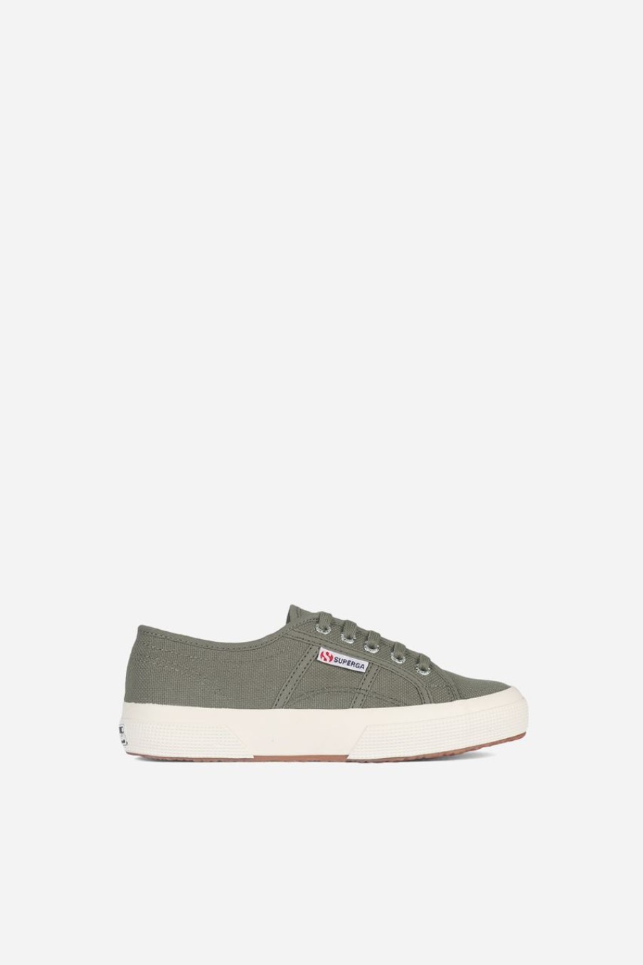 Women Superga Sneakers & Trainers | Superga 2750 Green Safari Full Avorio