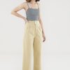 Women The Editor's Market Pants | Cameryn High-Waist Pants Khaki