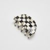 Women Afterall Hair Accessories | Kayra Hair Claw Ivory/Black Checks