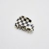 Women Afterall Hair Accessories | Tandy Hair Claw Ivory/Black Checks