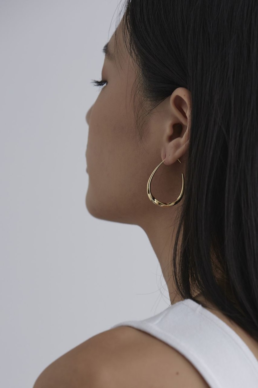 Women Afterall Earrings | Zenni Hoop Earrings Gold