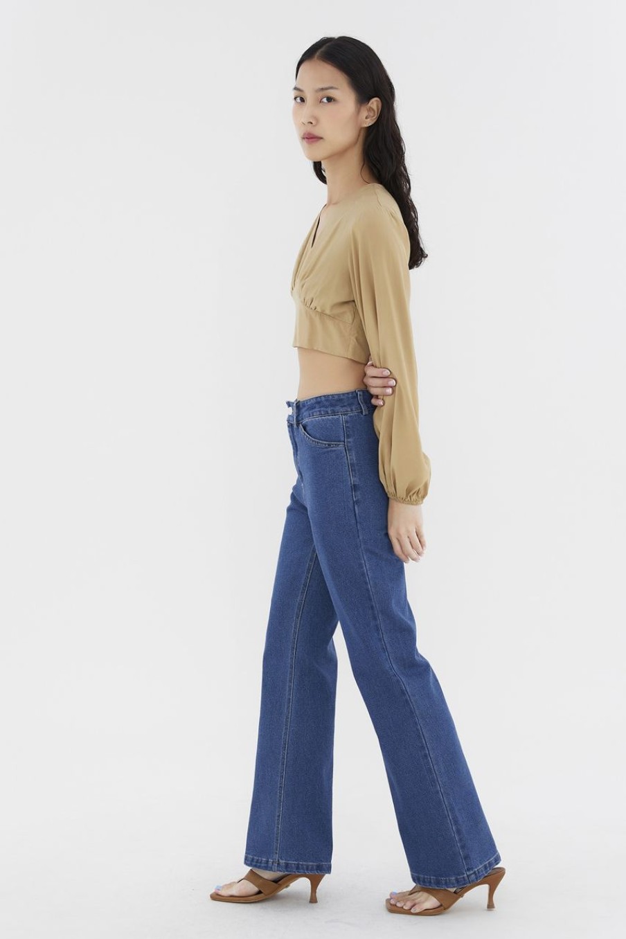 Women The Editor's Market Jeans | Herra Denim Mid-Rise Jeans Blue