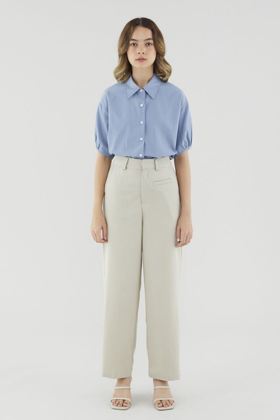 Women The Editor's Market Pants | Jardena Straight Leg Pants Bone