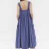 Women The Editor's Market Dresses | Roux Pleated Dress Ash Blue