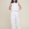 Kids Evryday Studios | Broderie Balloon Pants White