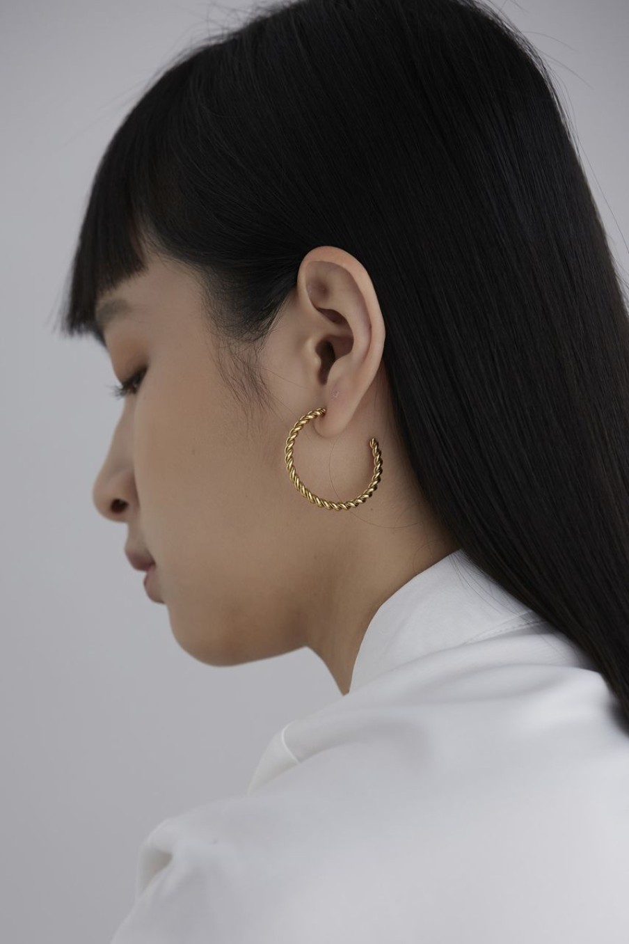 Women Afterall Earrings | Eris Hoop Earrings Gold