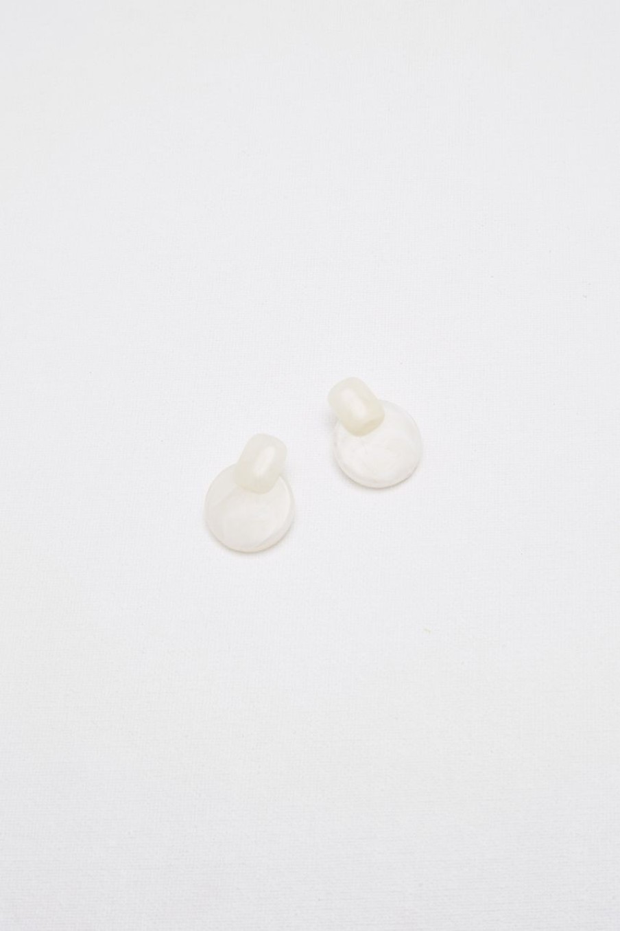 Women Afterall Earrings | Emmie Drop Earrings White