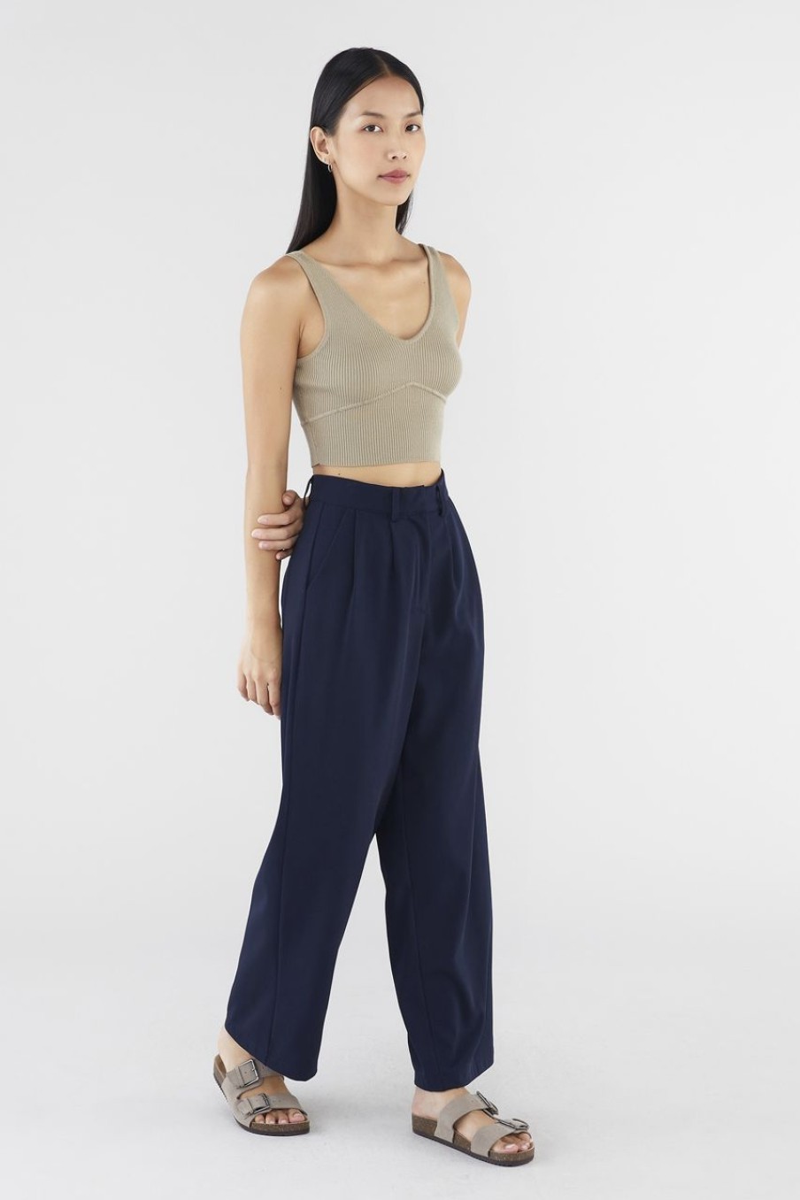 Women The Editor's Market Pants | Lorele Wide Leg Pants Space