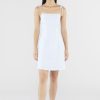 Women The Editor's Market Dresses | Farsa Linen Tie-Strap Dress Glacier