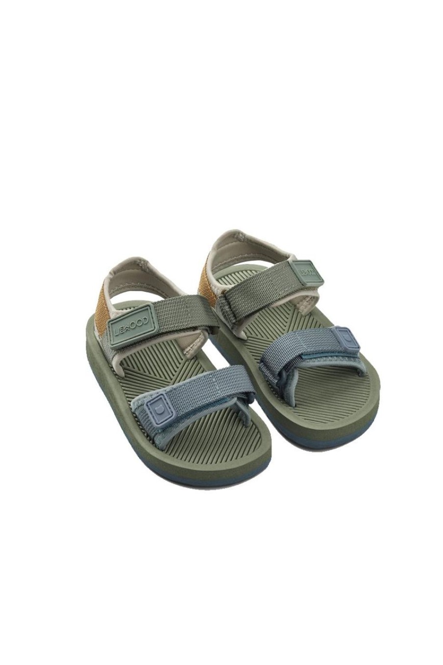 Kids Evryday Studios | Liewood Monty Sandals Hunter Green Multi Mix