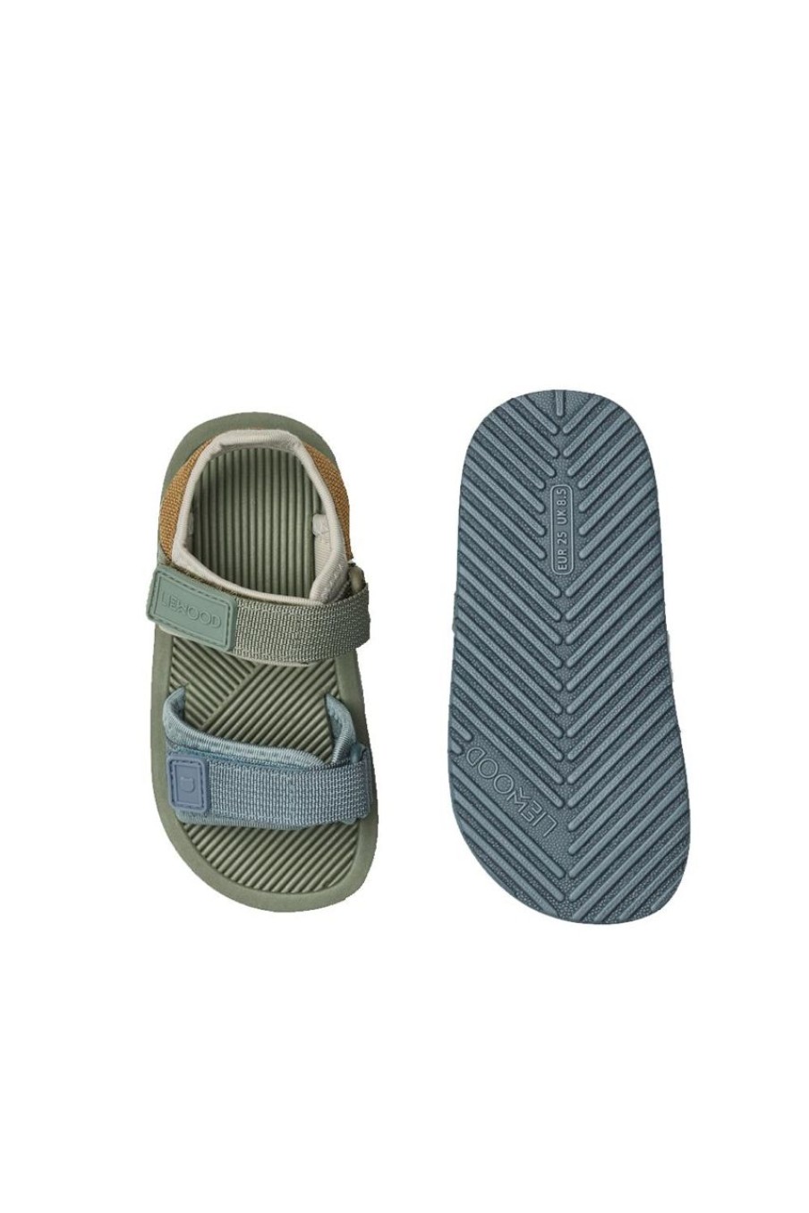 Kids Evryday Studios | Liewood Monty Sandals Hunter Green Multi Mix