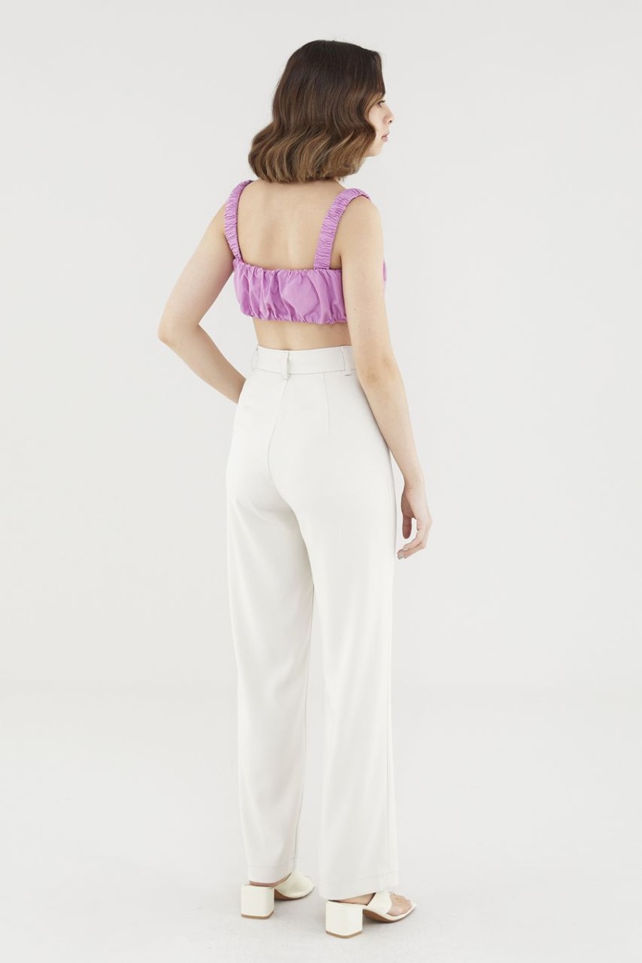 Women The Editor's Market Tops | Willow Bubble Crop Top Bubblegum