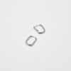 Women Afterall Earrings | Adira Hoop Earrings Silver