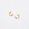 Women Afterall Earrings | Sylvie Hoop Earrings Gold