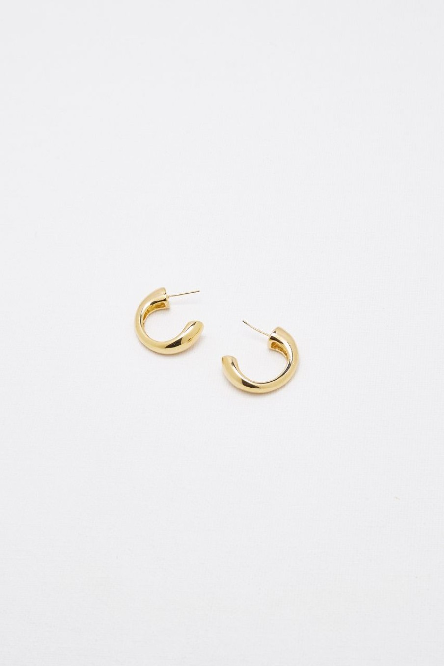 Women Afterall Earrings | Sylvie Hoop Earrings Gold