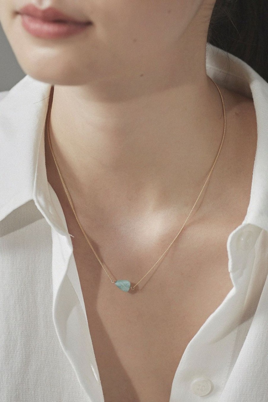 Women Afterall Necklaces | Pelben Necklace Gold/Cyan