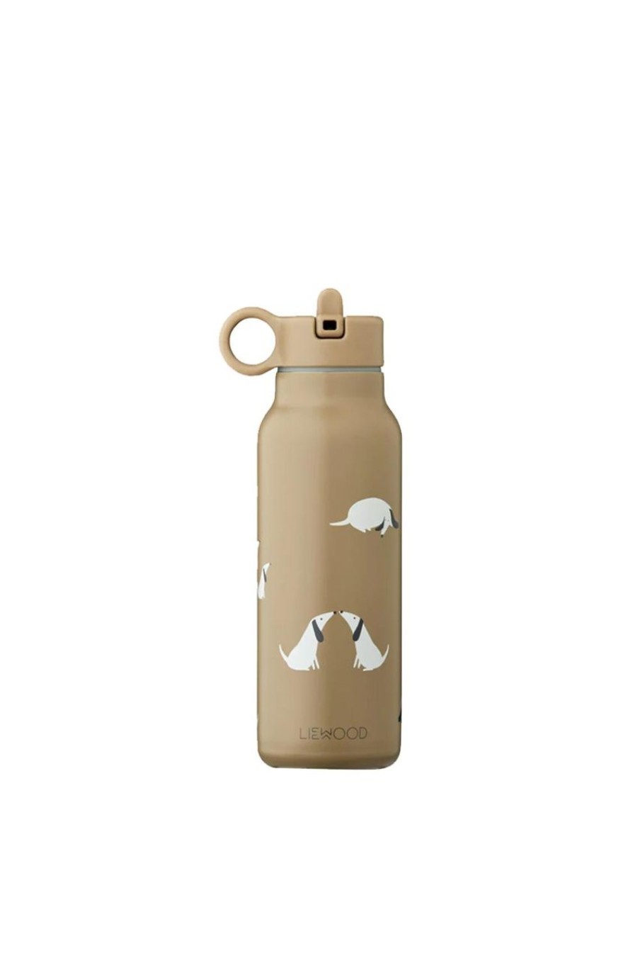 Kids Evryday Studios | Liewood Falk Water Bottle Dog/Oat Mix