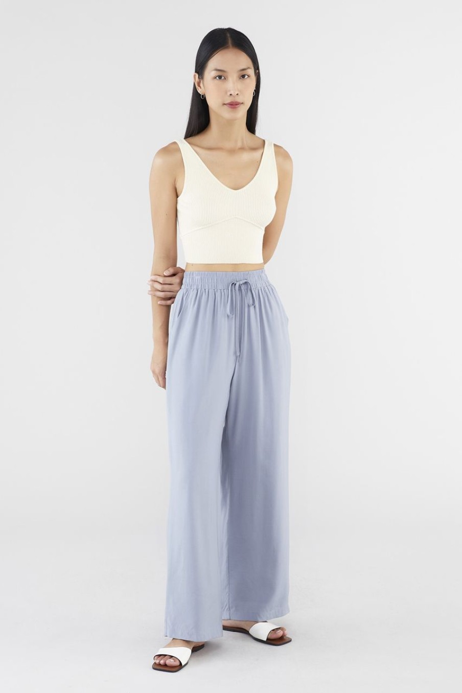 Women The Editor's Market Pants | Astrid Relaxed Pants Slate