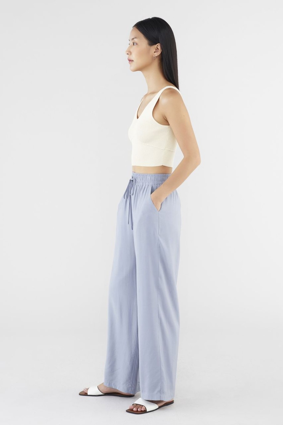 Women The Editor's Market Pants | Astrid Relaxed Pants Slate