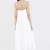 Women The Editor's Market Dresses | Shanelle Back-Pleat Dress White