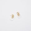 Women Afterall Earrings | Amber Drop Earrings Gold/Clear