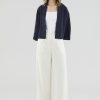 Women Palette Pants | Elicia Wide-Leg Pants Cream