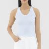 Women The Editor's Market Tops | Carmen Halter Tank Baby Blue