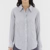 Women The Editor's Market Tops | Mikelle Relaxed Shirt Dove