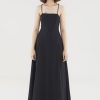 Women The Editor's Market Dresses | Ferlyn Back-Tie Dress Black