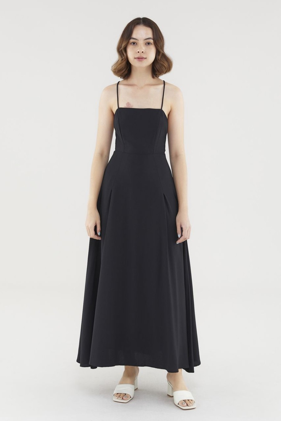 Women The Editor's Market Dresses | Ferlyn Back-Tie Dress Black