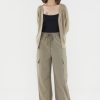 Women The Editor's Market Pants | Emaline Utility Pants Taupe