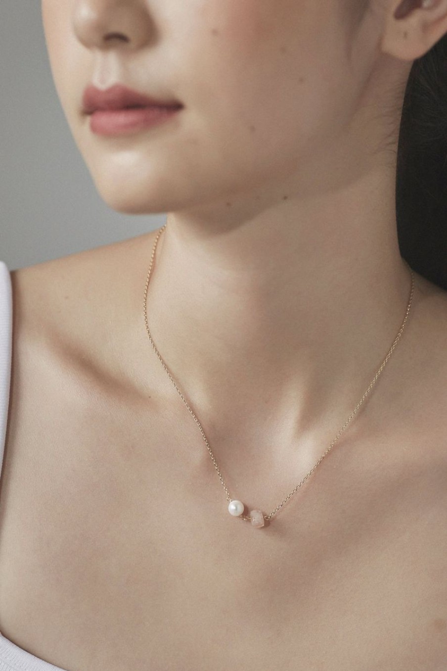 Women Afterall Necklaces | Lovell Necklace Gold/Peach