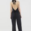 Women The Editor's Market Jumpsuits | Baylor Backless Halter Jumpsuit Black