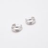 Women Afterall Earrings | Kyllie Hoop Earrings Silver