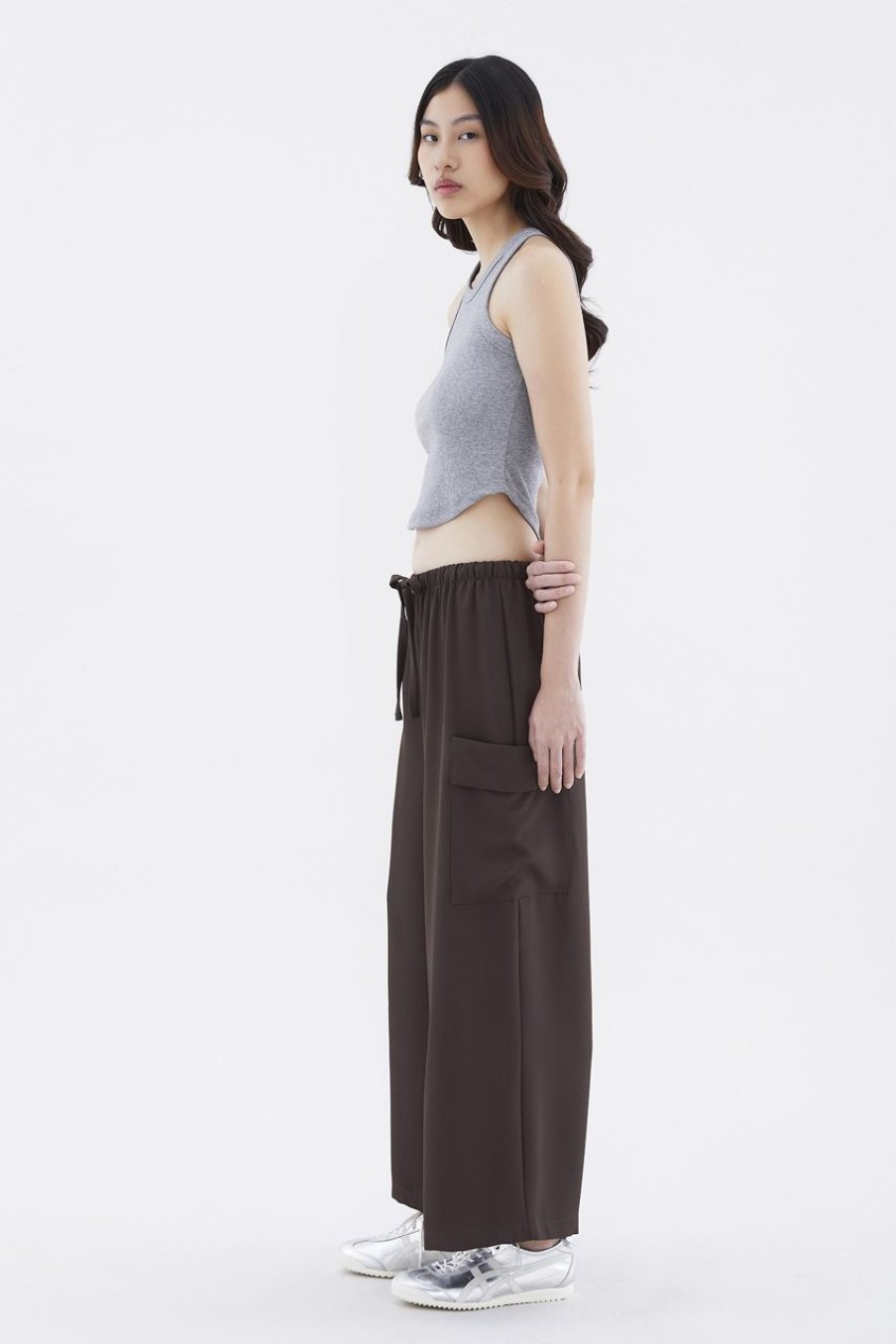 Women The Editor's Market Pants | Kyrall Mid-Rise Pants Espresso