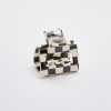 Women Afterall Hair Accessories | Robby Hair Claw Ivory/ Black Checks