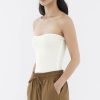 Women The Editor's Market Tops | Giovin Contrast Bandeau Oat