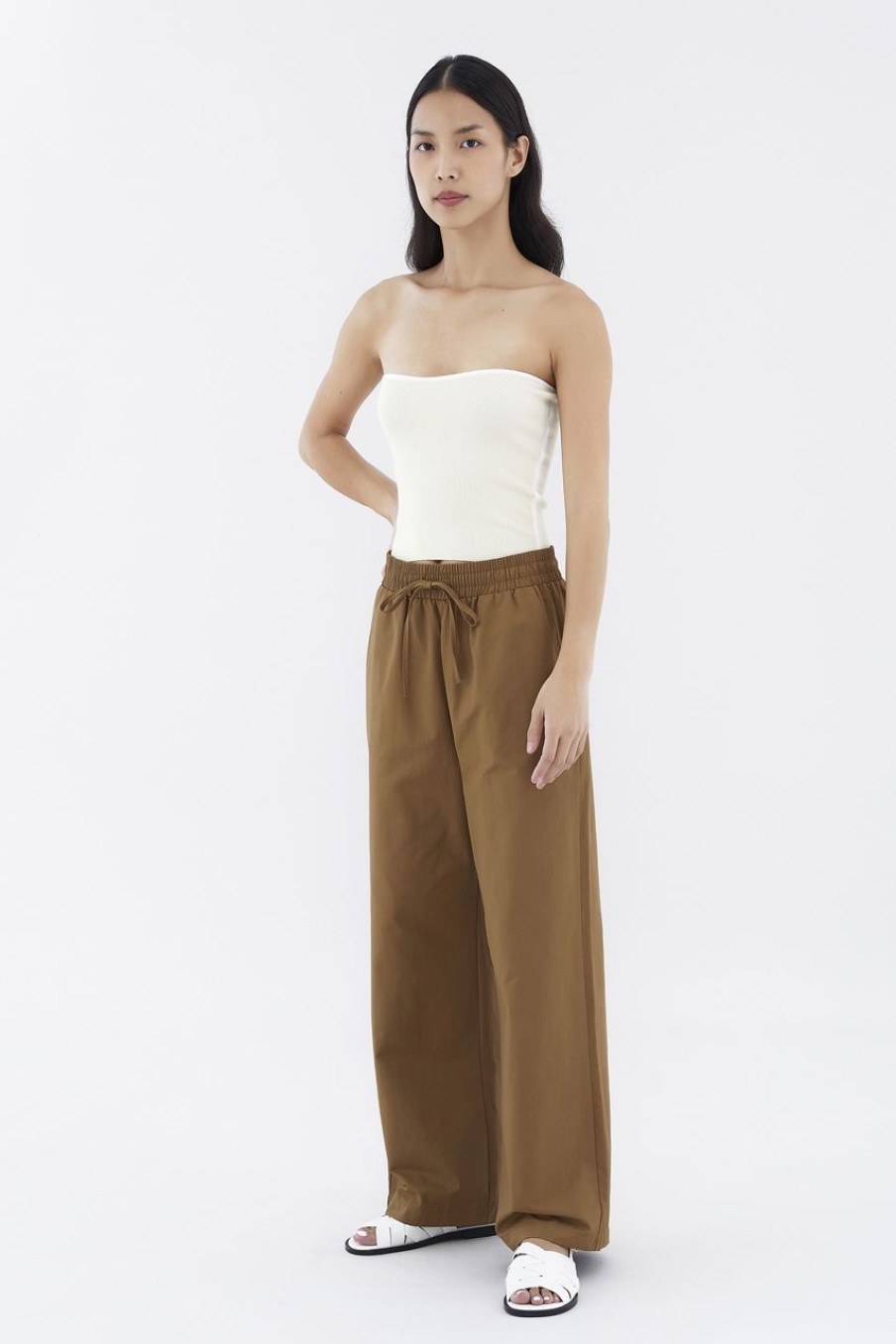 Women The Editor's Market Tops | Giovin Contrast Bandeau Oat