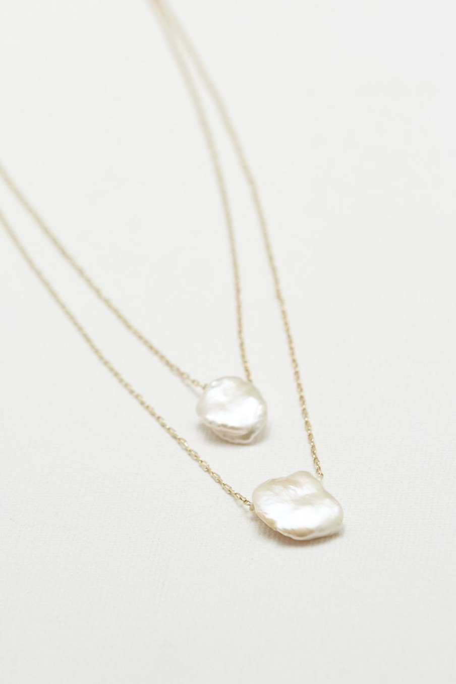 Women Afterall Necklaces | Nydia Layer Necklace Gold/White